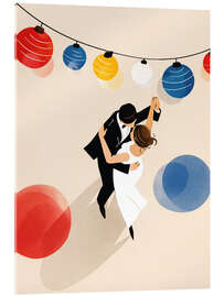 Acrylic print Dancing under Bauhaus lanterns