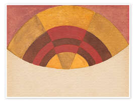 Wall art print Semicircle, 1917 - Sophie Taeuber-Arp