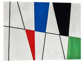 Acrylglasbild Flächen und reziproke Dreiecke, 1931 - Sophie Taeuber-Arp