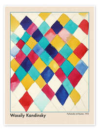 Wall art print Color study with diamonds, 1913 - Wassily Kandinsky