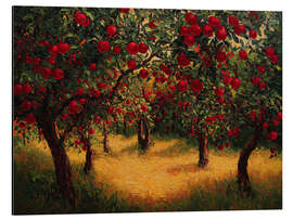 Print på aluminium Among the Apple Trees - DejaReve