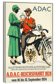 Leinwandbild ADAC Automobil Club, 1924 - Vintage Advertising Collection