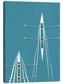 Leinwandbild Ruderboote - Layla Oz