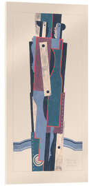 Acrylglasbild Die Schauspieler, 1926 - Otto Carlsund