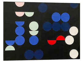 Print på aluminium Moving circles, 1935 - Sophie Taeuber-Arp