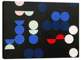 Quadro em tela Moving circles, 1935 - Sophie Taeuber-Arp