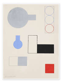 Wall art print Composition - Sophie Taeuber-Arp
