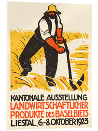 Tableau en verre acrylique Kantonale Ausstellung Landwirtschaftlicher Produkte