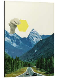 Print på aluminium Moving Mountains - Cassia Beck