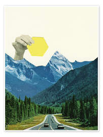 Wandbild Moving Mountains - Cassia Beck