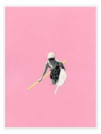 Wandbild Evening Swim - Cassia Beck