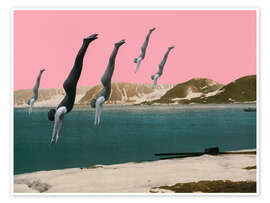 Wandbild Dive - Cassia Beck