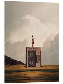 Acrylglasbild Your voice will save me - Frank Moth