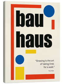 Lærredsbillede Bauhaus by Paul Klee