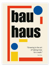 Poster Bauhaus by Paul Klee