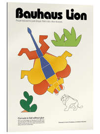Gallery print Bauhaus Lion Cut-out Template