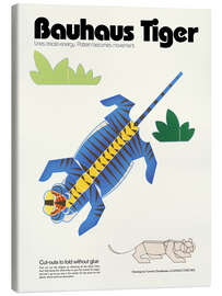 Lærredsbillede Bauhaus Tiger Cut-out Template - Kidz Collection