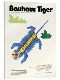 Gallery print Bauhaus Tiger Cut-out Template