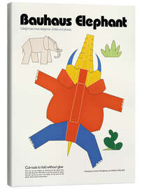 Lærredsbillede Bauhaus Elephant Cut-out Template - Kidz Collection