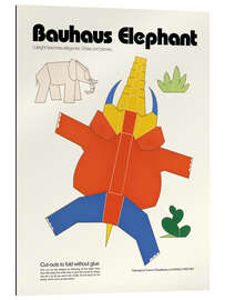 Gallery print Bauhaus Elephant Cut-out Template