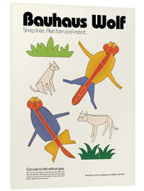 PVC-taulu Bauhaus Wolf Cut-out Template