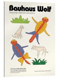 Gallery print Bauhaus Wolf Cut-out Template