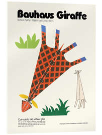 Acrylglasbild Bauhaus Giraffe Cut-out Template - Kidz Collection