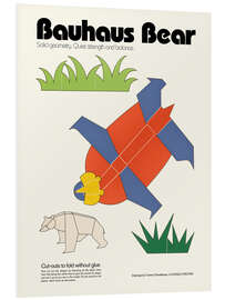 PVC-taulu Bauhaus Bear Cut-out Template