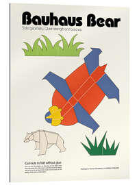 Gallery print Bauhaus Bear Cut-out Template