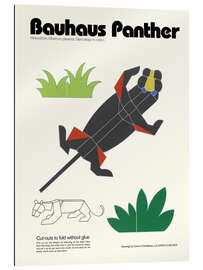 Gallery print Bauhaus Panther Cut-out Template