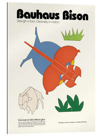 Gallery print Bauhaus Bison Cut-out Template