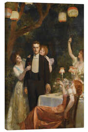 Leinwandbild Der Garten von Armida - John Collier