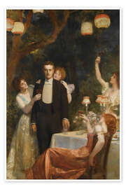 Poster Der Garten von Armida - John Collier