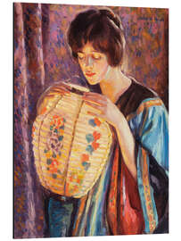 Print på aluminium The Japanese lantern - John Hubbard Rich