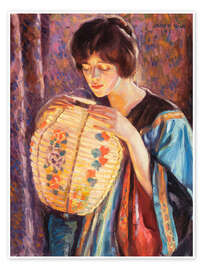 Wandbild Die japanische Laterne - John Hubbard Rich