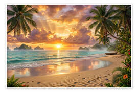 Poster Paradies - Mango Art