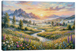 Lærredsbillede Pastoral landscape