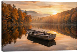 Leinwandbild Kleines Boot - Mango Art