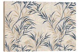 Holzbild Gräser - Mango Art