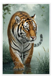 Poster Tigerjagd - Mango Art