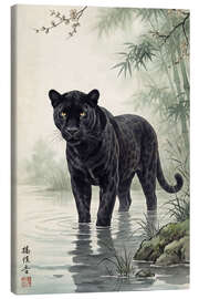 Tableau sur toile Panther - Mango Art