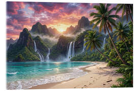 Acrylic print Time Island - Mango Art