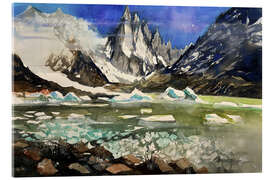 Acrylic print Patagonia, El Chaltén Laguna Torre - Johann Pickl