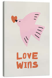 Leinwandbild Love Wins