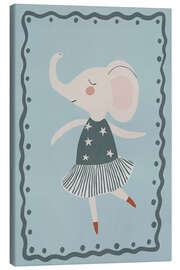 Tableau sur toile Dancing Elephant - treechild