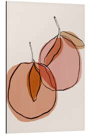 Tableau en aluminium Summer Oranges - treechild