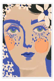 Poster Blue Bloom - treechild