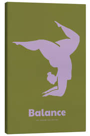 Canvas print Balance No 02 (Yoga) - treechild