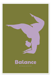 Wandbild Balance No 02 (Yoga) - treechild