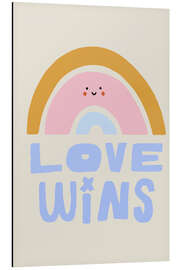 Aluminium print Love Wins - treechild